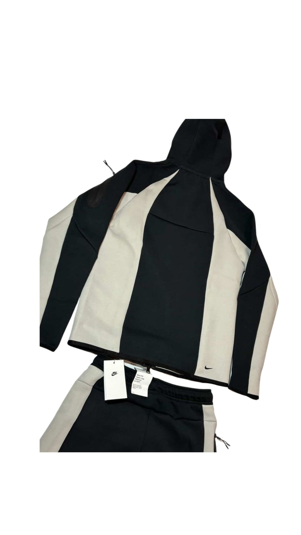 Komplet Nike Tech Fleece PZ Pro Black-White