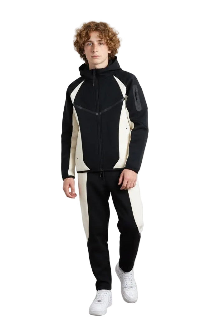 Komplet Nike Tech Fleece PZ Pro Black-White