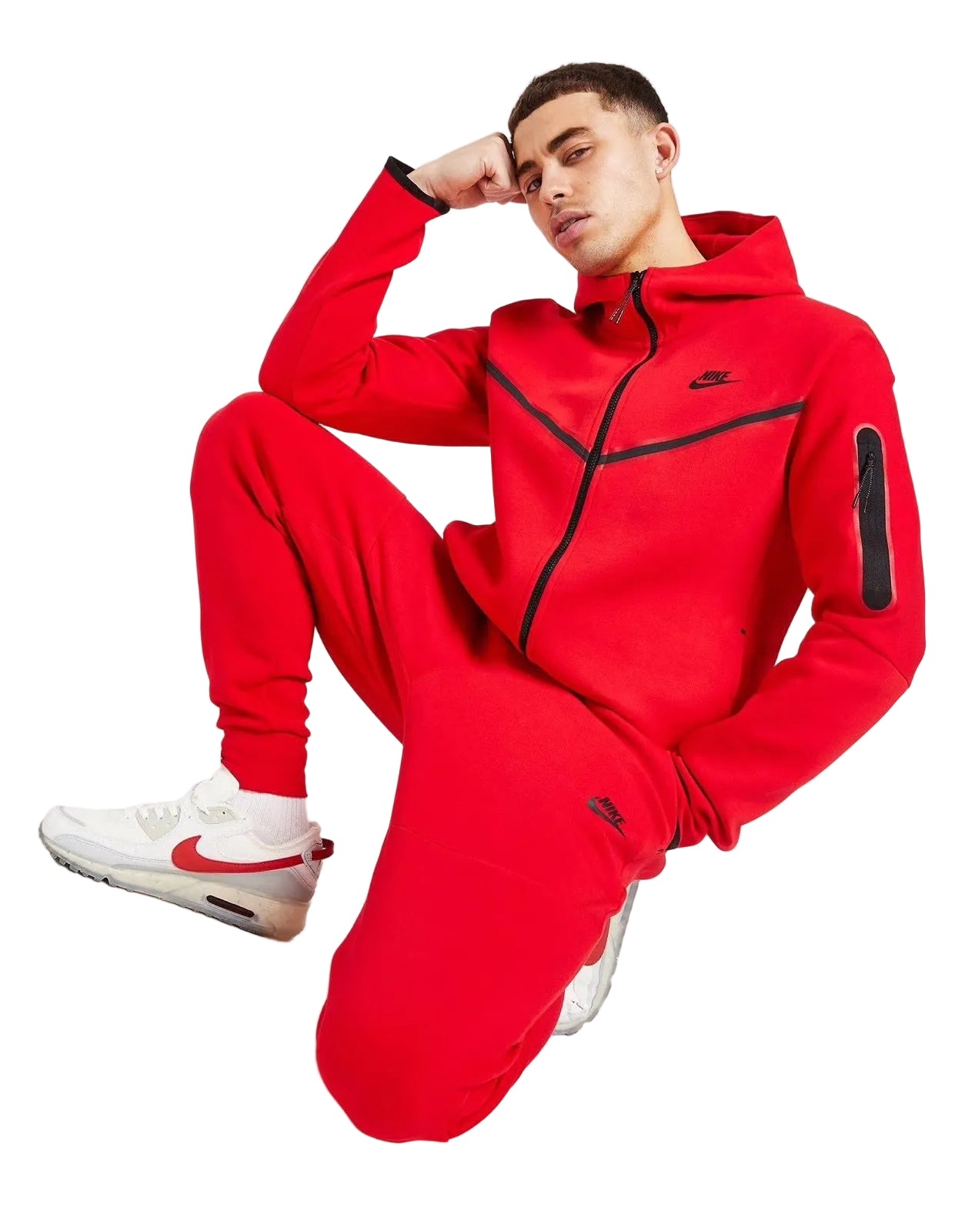 Komplet Nike Tech Fleece Red